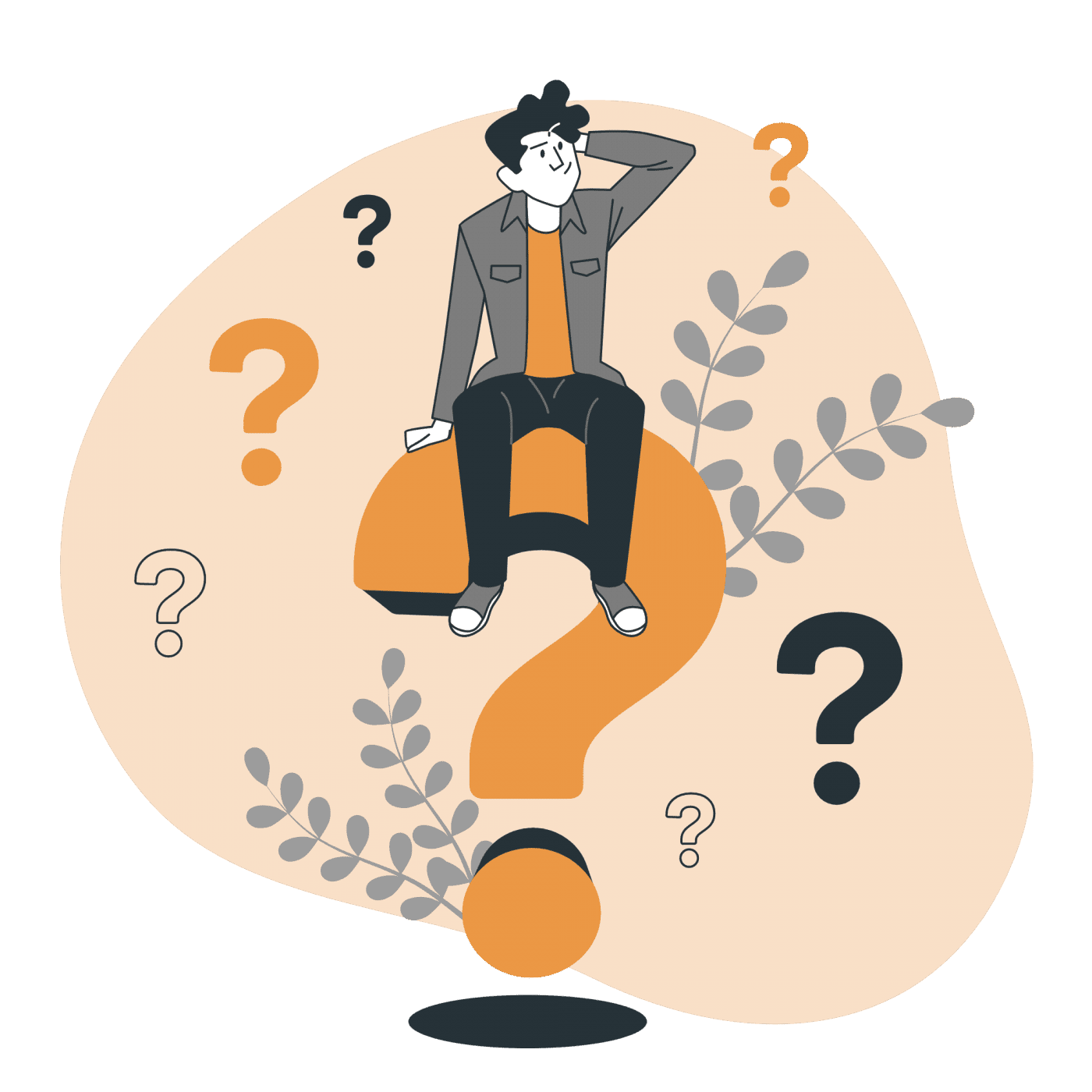 questions bro illustrations by Storyset